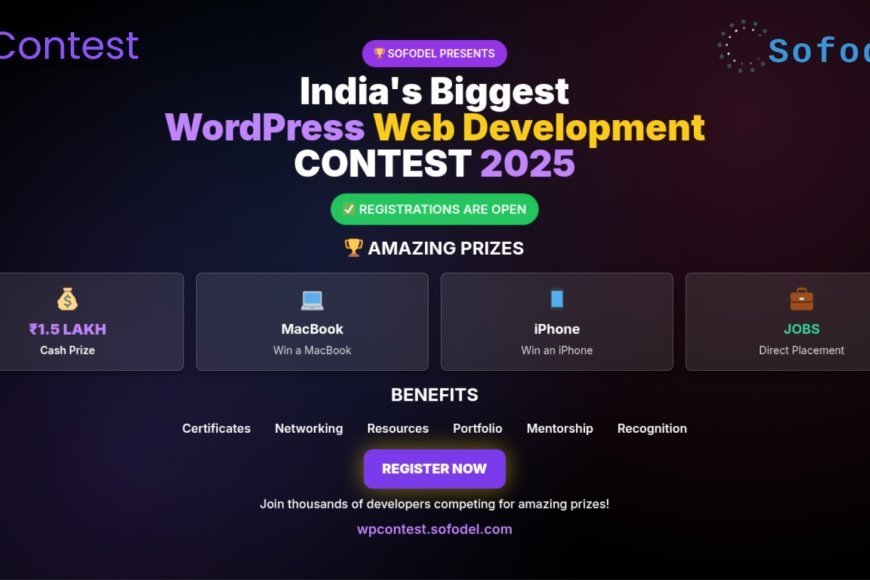 India’s Biggest WordPress Contest 2025 Is Launched: Win ₹1.5 Lakh Cash, MacBook, iPhone and Job Offers!
