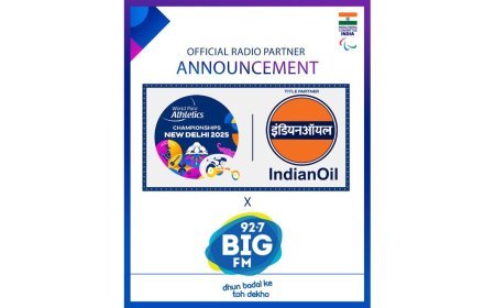 BIG FM Partners with Paralympic Committee of India for IndianOil New Delhi 2025 World Para Athletics Championships