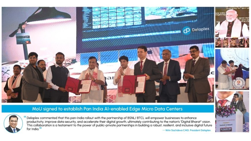 Delaplex Limited and BSNL Forge Strategic Partnership to Launch Pan-India Edge Micro Data Center Network