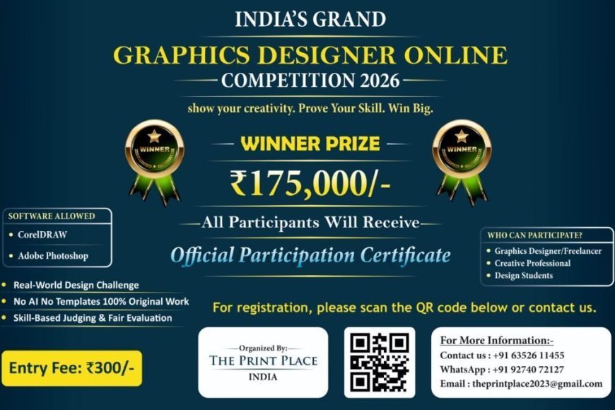 India’s Grand Online Graphic Designining Competition by The Print Place