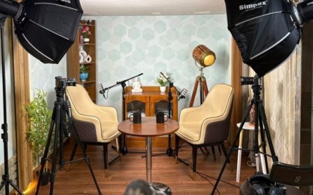 Stop Searching for Studios: Book Your Professional Podcast Shoot at RV Rising Studio Today